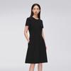 OVV Women's Classic Round Neck A-Line Commuter Dress