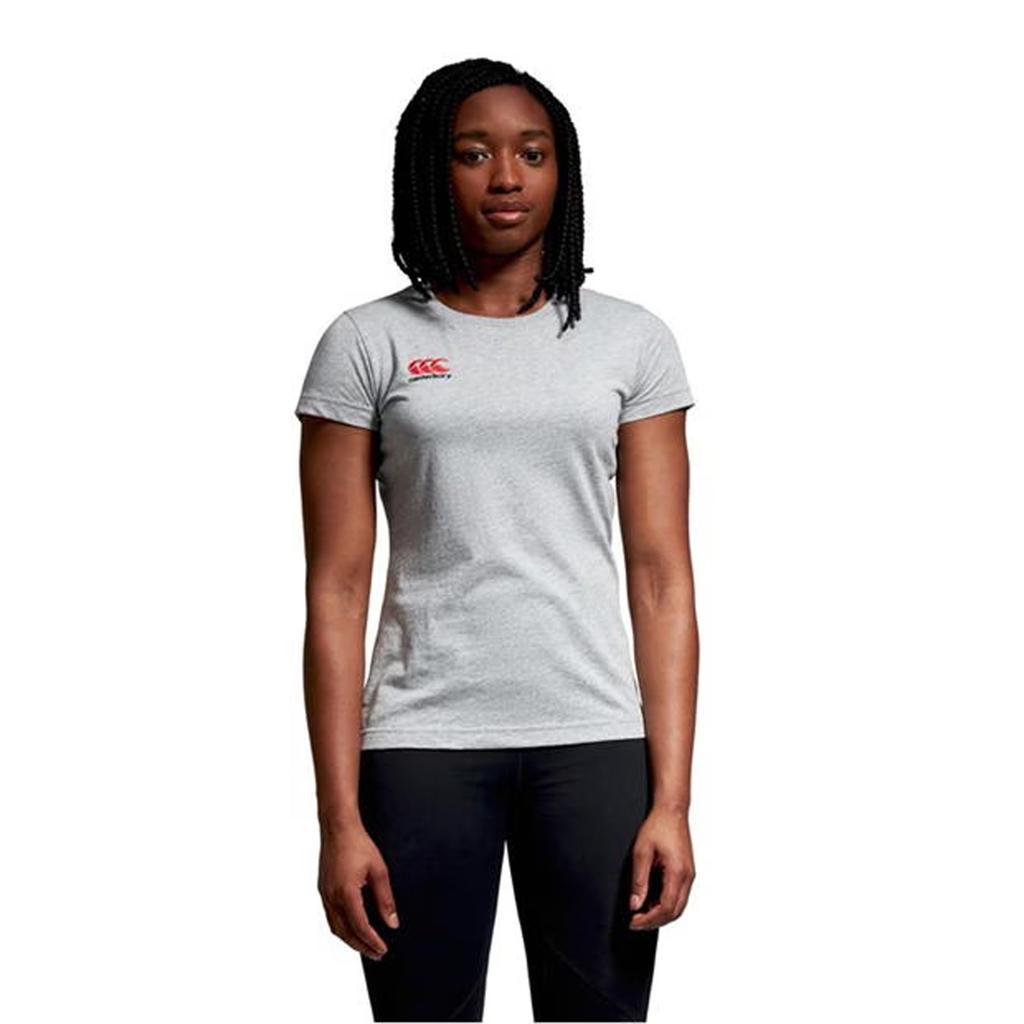 Canterbury Womens/Ladies Small Logo Cotton T-Shirt