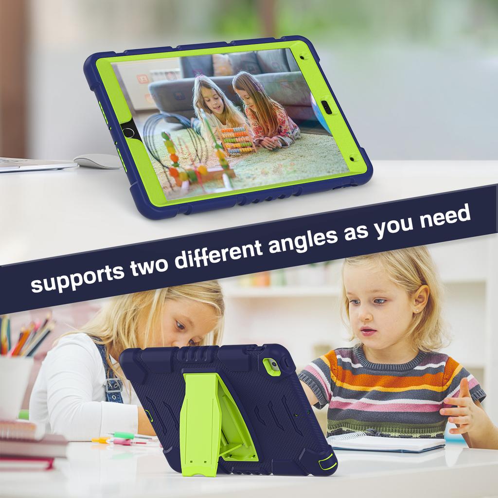 Stand Case For iPad A16 2025 11th 10.9 2022 10th 10.2 7th 8th 9th Gen Air 3 2 Pro 10.5 9.7 2017 2018 Mini 4 5 Heavy Duty Cover