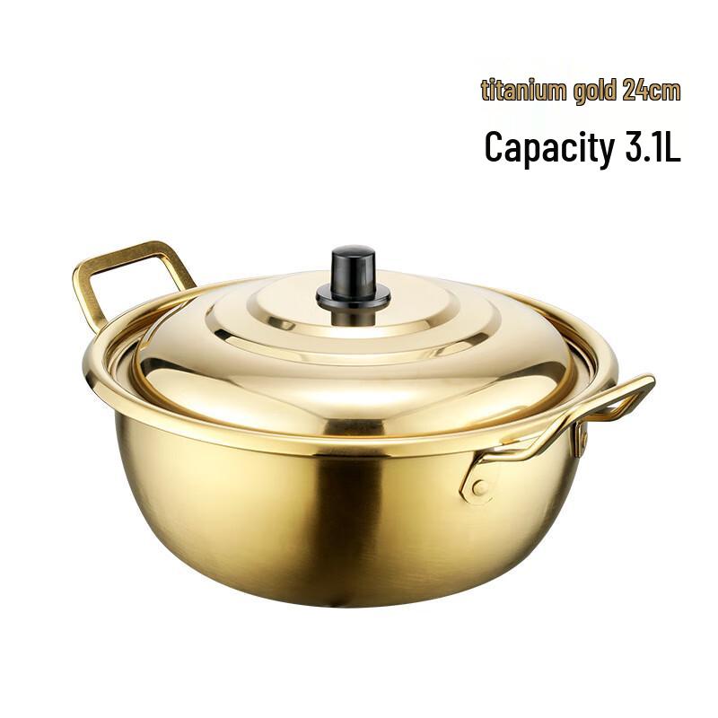 

ZISIZ Stainless Steel Double-Handle Multi-Purpose Pot