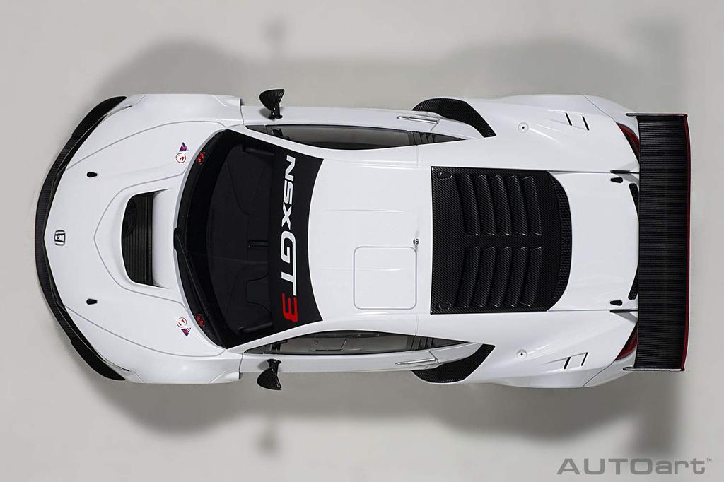 AUTOart Honda NSX GT3 2018 White Finished Product 81898 1/18