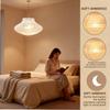 Hanging Paper Lampshade Modern Pendant Light Lamp Cover Ceiling Light Cover  Restaurant Farmhouse