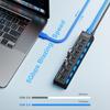 High-Speed 4-Port USB 3.0 Hub with Independent Switches