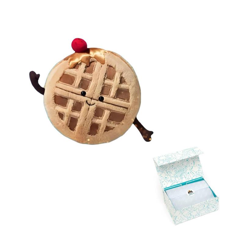 JELLYCAT Gourmet Collection Waffles Cute Dolls Plush Small Tall