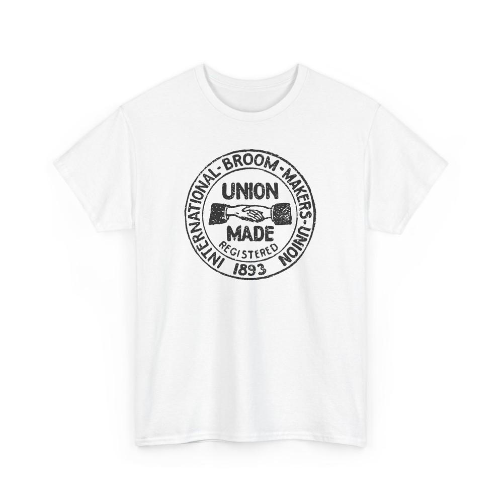 

Vintage Broom Makers Tshirt Tops Tee, 1893 Union Made Shirt, Retro Broomstick Union Tshirt, 3XL
