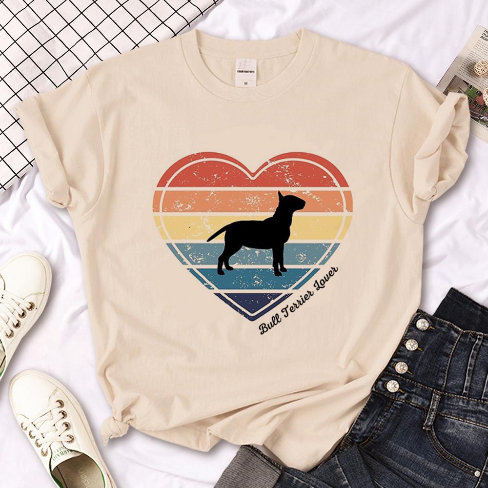 Bull Terrier Top Men Summer Tshirt Boy Manga Harajuku Clothes