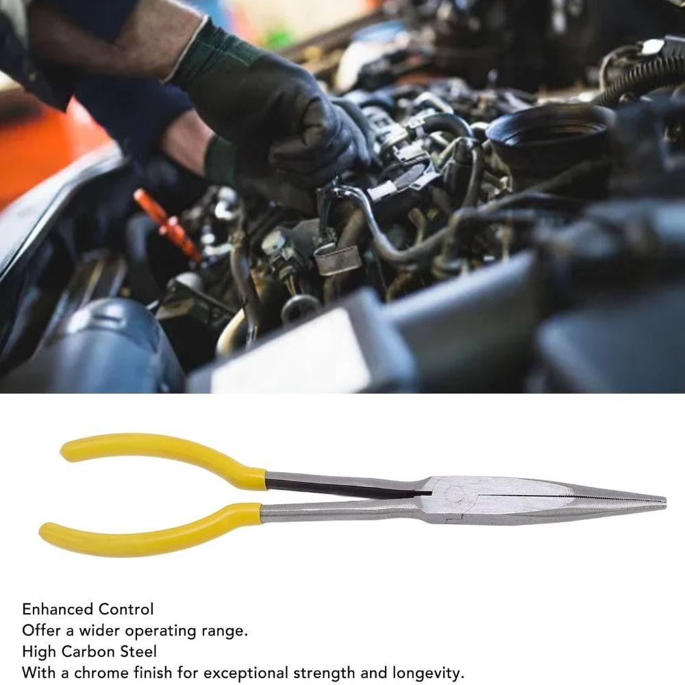 0/25/45/90 Degree Extra Long Nose Pliers Straight Bent Tip Hand Removal Tools  Hand Tools