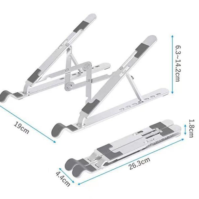 Qisuo A2 Adjustable Folding Portable Laptop & Tablet Stand
