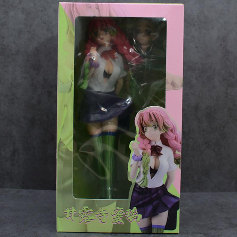 28cm Anime Demon Slayer Model Kanroji Mitsuri GK Statue Toys PVC Figuras Collection Action Figure Ornament Manga Figurine Gift