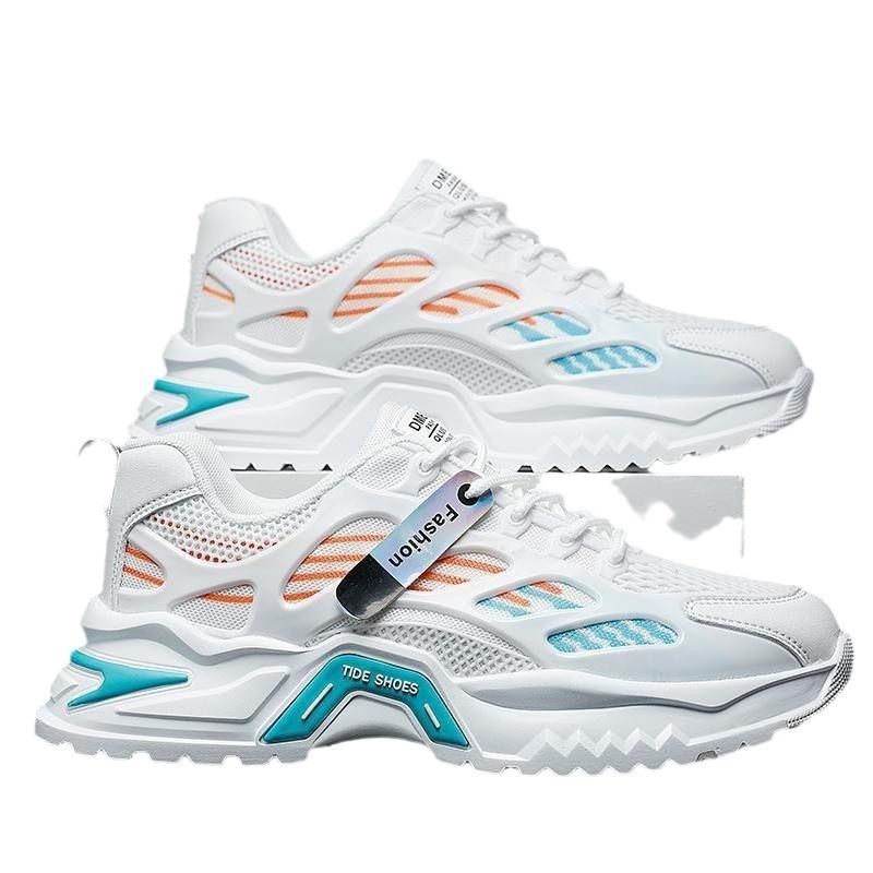 Summer breathable 22 new youth leisure sports running mesh deodorant heightening dad shoes