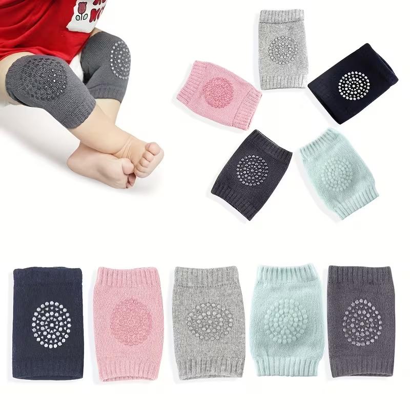Baby Knee and Elbow Pads Crawling Protection Anti-Slip Soft Safety Pads for Toddlers 0–3 Years