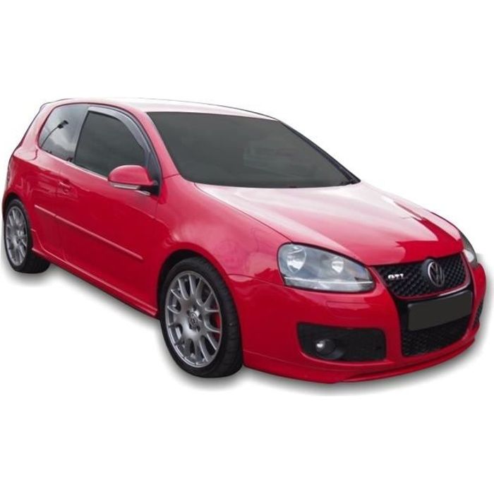 Déflecteurs d'air - J&J AUTOMOTIVE - Volkswagen Golf 5 - Fumé - Acrylique renforcé - Installation facile
