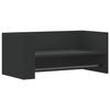 VidaXL Wall Shelf Black 70.5x35x30.5 Cm Engineered Wood, Cube Wall Shelf, Cube Organizer, Floating Shelf, 848452