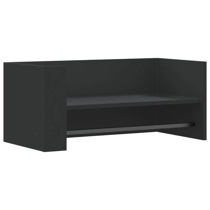 VidaXL Wall Shelf Black 70.5x35x30.5 Cm Engineered Wood, Cube Wall Shelf, Cube Organizer, Floating Shelf, 848452