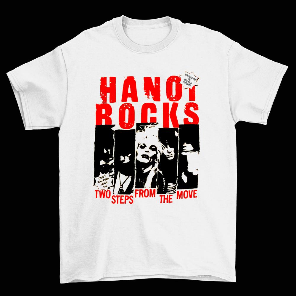 Vintage Hanoi Rocks Music Band Short Sleeve White S-234XL Classic Shirt SE152 Unisex T-Shirt S
