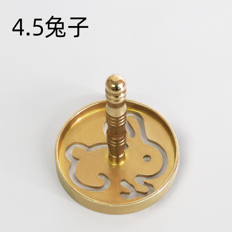 New Incense Press Tool Ash Mold Copper Metal Lotus Cloud Making Burner Powder Pressing Supplies Chinese Living Room Incense