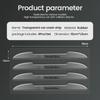 GLC GLB 4pcs Rubber Car Door Edge Protector Stickers Anti Collision Strips For Mercedes Benz AMG W108 W124 W126 W140 W168 W169