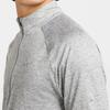 Nike Logo Print Half High Neck Straight Cut Quick Dry Long Sleeve T-Shirt Men Tops Gray HV2181084