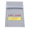 Lithium Ion Battery Safe Bag Fireproof Explosion Proof Storage Bag Protector 10x20cm
