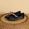 Yuanlitong Autumn New Flat-soled Single Shoes Women Wear High-end Women's Shoes Soft Soles Are Not Tired and Comfortable Casual Shoes Women