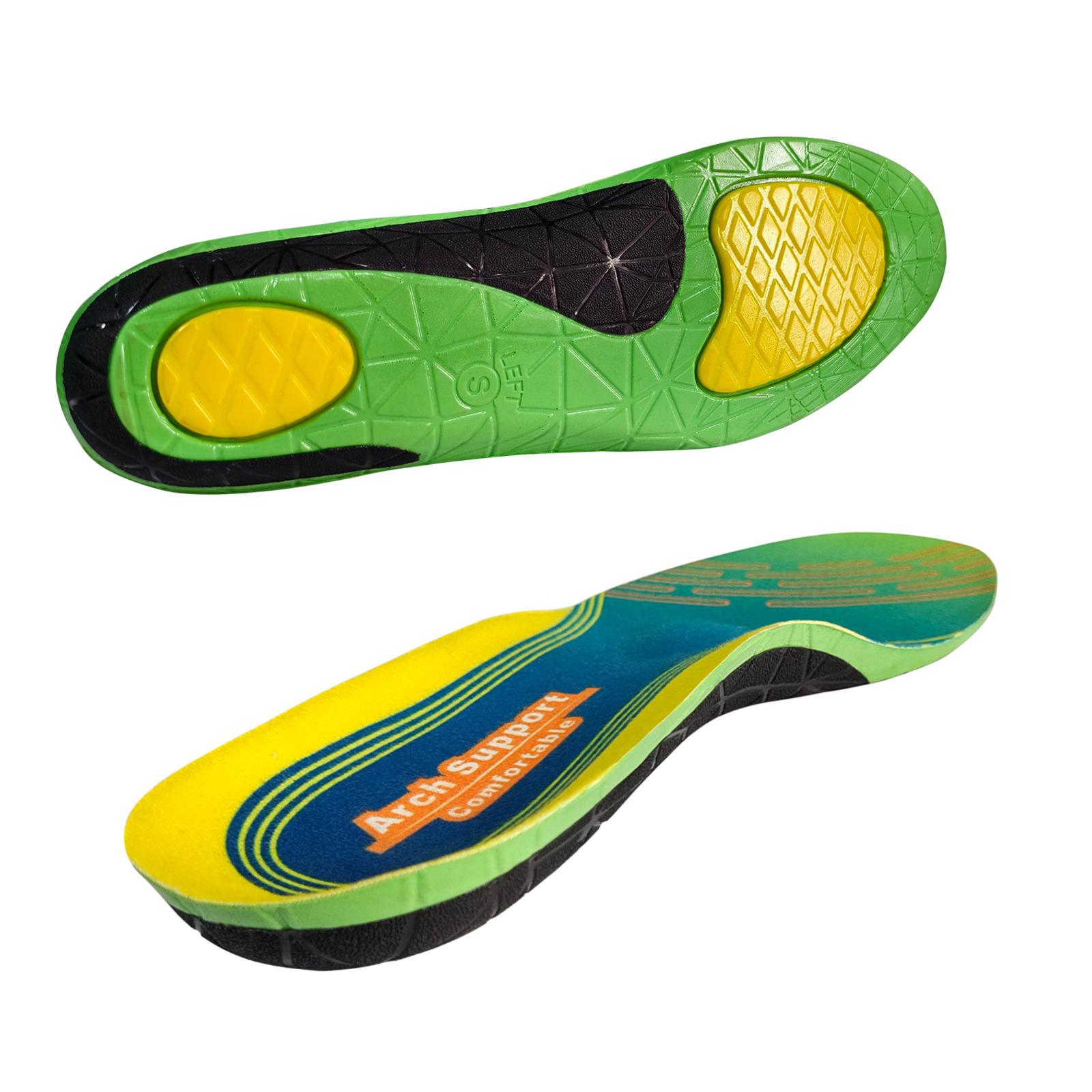 

ПУ Стельки с поддержкой свода стопы для О-образных ног, амортизацией и коррекцией косолапости для мужчин и женщин Small (35-39)