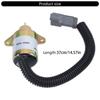Stable Engine Shutdown Solenoid 12V Engine Shutdown Solenoid Switches Engine Cutoff Solenoid Valves for Engine Motor