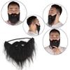 Realistic Halloween Fake Mustache Artificia Realistic Fake Beard Pirate Play   Carnivals