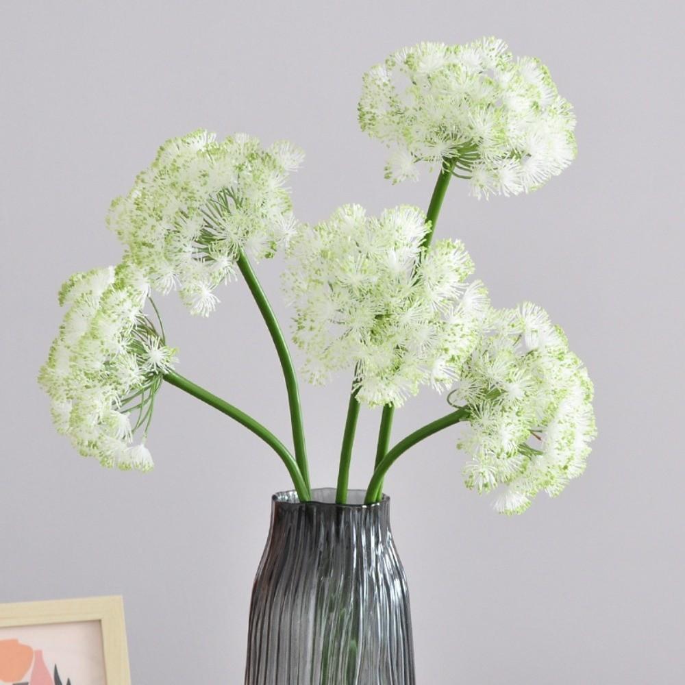 Green Fake Onion Flower Simulation Artificial Faux Dandelion Plants Home Decor