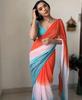Trending Indian Ready To Wear Blue Georgette Saree