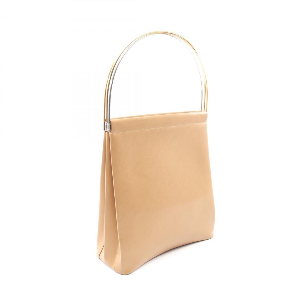 Used CARTIER Trinity Handbag leather Beige Used Women