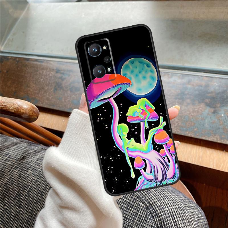 Mushroom Moon Shroom Farmer Case For Realme 13 Pro Plus 11 12 14 C71 C75 C55 C51 C53 C25 C63 C61 C65 C67 GT6 GT7 15 Pro