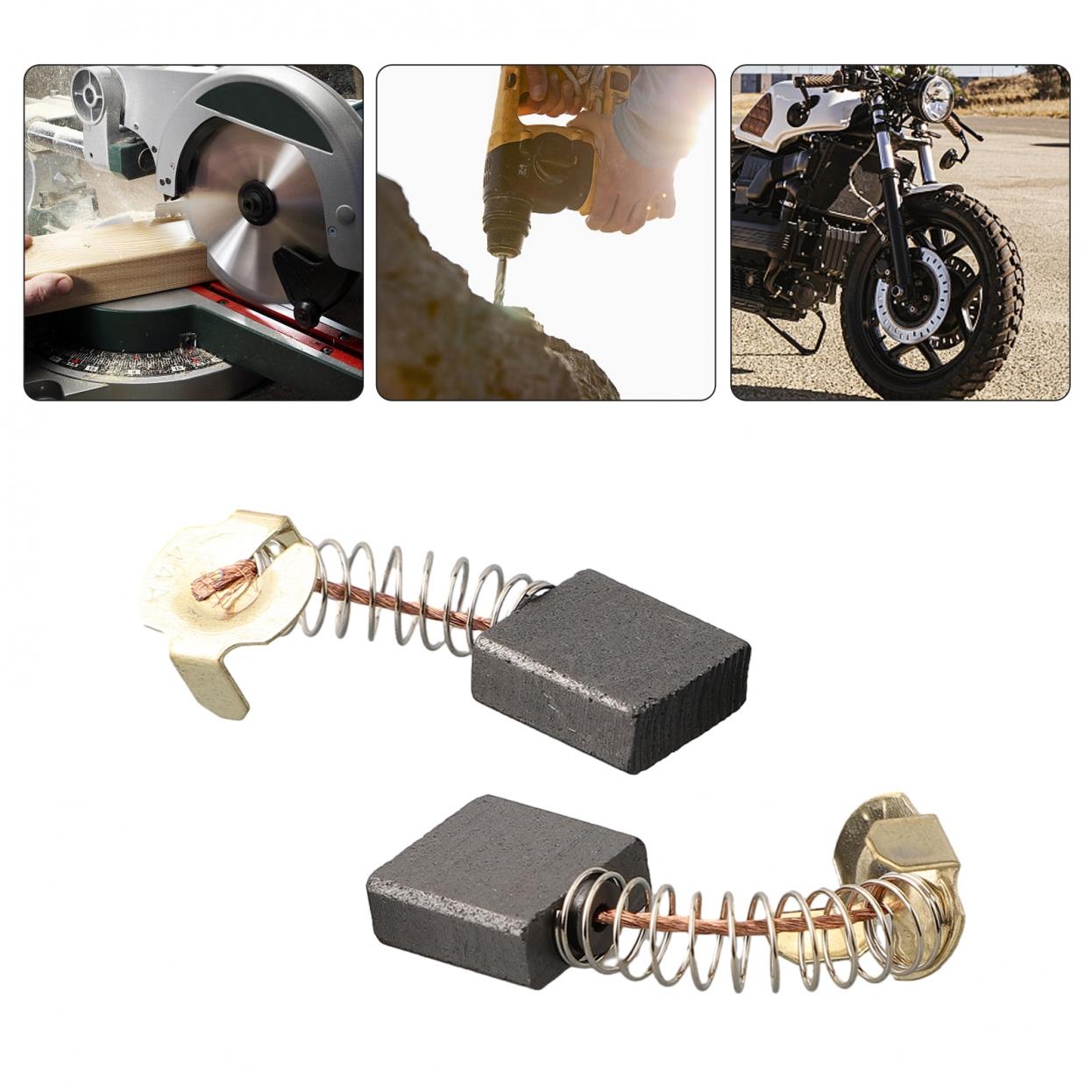 

Maintain Optimal Motor Performance with Carbon Motor Brushes 2pcs Replacement