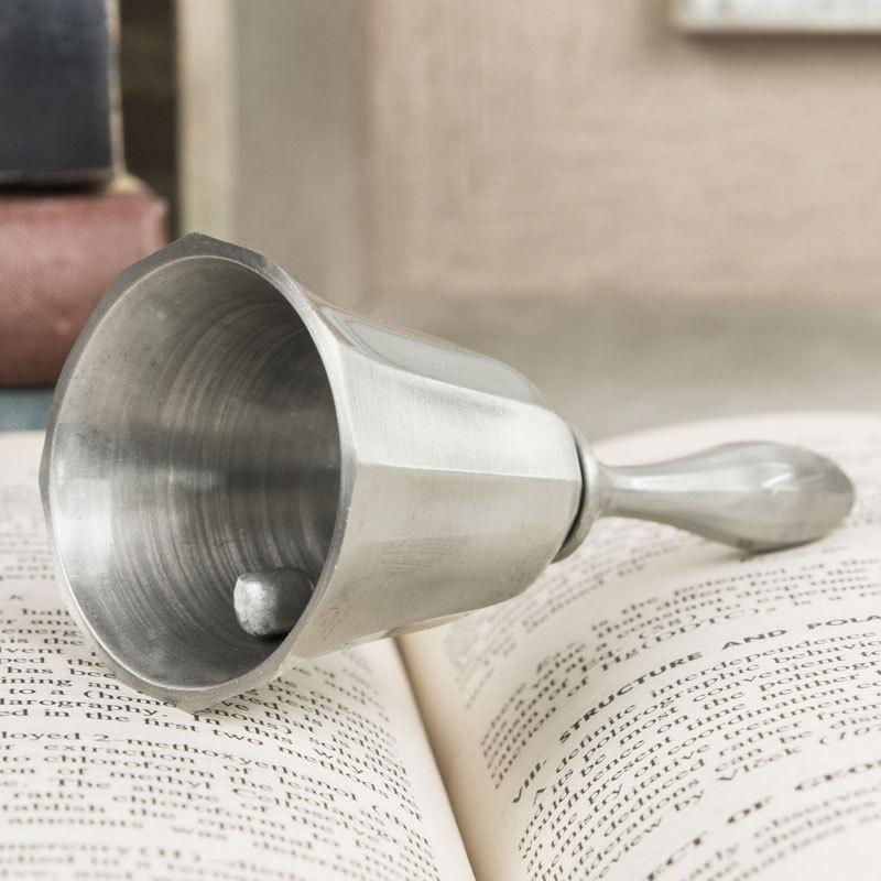 Hand Call Bell Gold Silver Multi-Purpose Bells for Craft Wedding Decoration Alarm School Church Classroom Bar Hotel Vintage Bell
