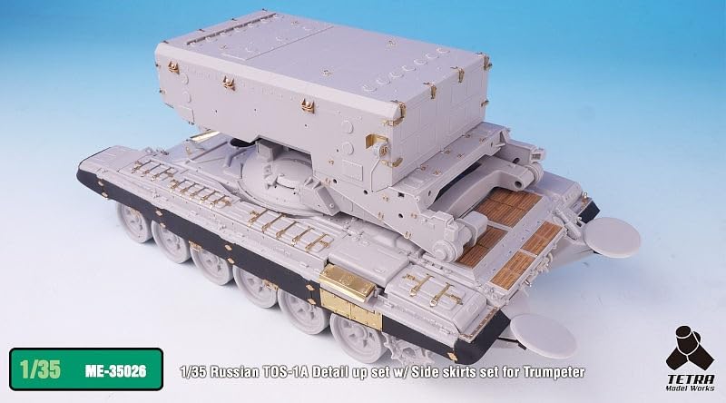 Tetra Model ME Series Russian Buratino with Side Skirts Plastic Model Parts ME3526 1/35 TOS-1A (TR)