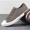 Mode Atmungsaktive Freizeitschuhe Herren Klassische Schnürschuhe Herren Canvas Schuhe Flache Sneaker Leichte Vulkanisierte Schuhe Mann Espadrille