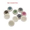 50pcs 12mm Doll Round Eyes Plastic Simulation Ceramic Eye Accessories Puppet Making Dinosaur Eyes