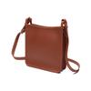 Longchamp Le Foulonné 20 Leather Solid Color Zipper Shoulder Crossbody Bag Small Women Bags Light-Red-Brown 10138021121