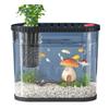Space-Saving Plastic Fish Tank Transparent Clear Table Fish Bowl Tabletop Fish Bowl  Office Decor