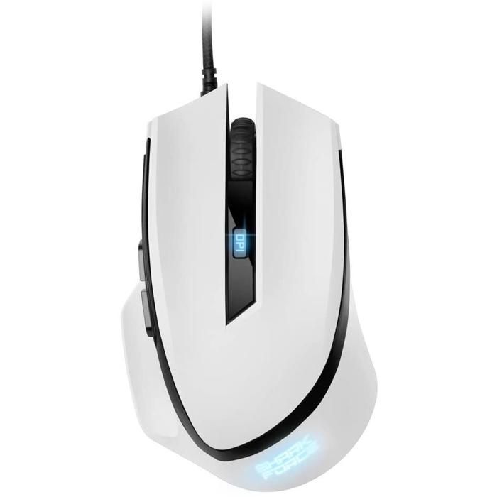Souris Gaming - Sharkoon - SHARK Force II - Blanc - 4200 Dpi - Programmable