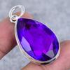 Pendente Gioiello in Argento Sterling 925 con Pietra Preziosa Ametista Rosa 1.89"