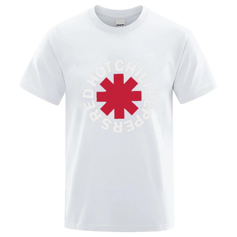 Red Hot Chili Peppers Vintage Distresed Asterisk Tshirt Women Men Streetwear Short Sleeve Casual Fashion O-neck Cotton Tops