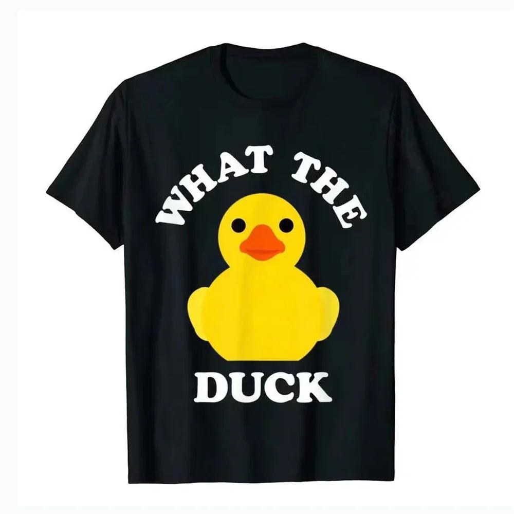 

Womens Casual Tshirt Cute Rubber Duck Heart Duck Fun Duck Tshirt Graphic T Shirts Fashion Harajuku Kawaii Y2K Clothing S