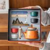 Elegant Chinese Ceramic Tea Set Gift Box