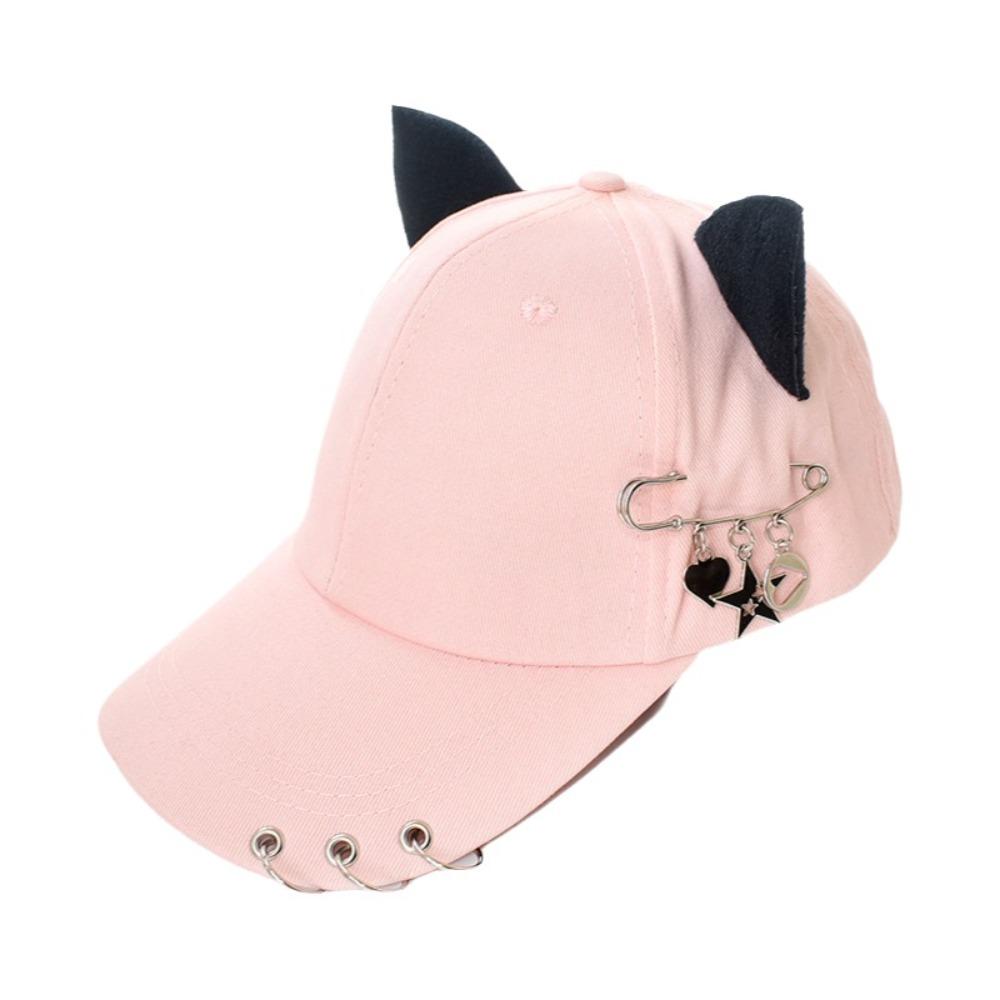 Cat Ear Baseball Caps Breathable Peaked Cap Unisex Sunscreen Hat Unisex