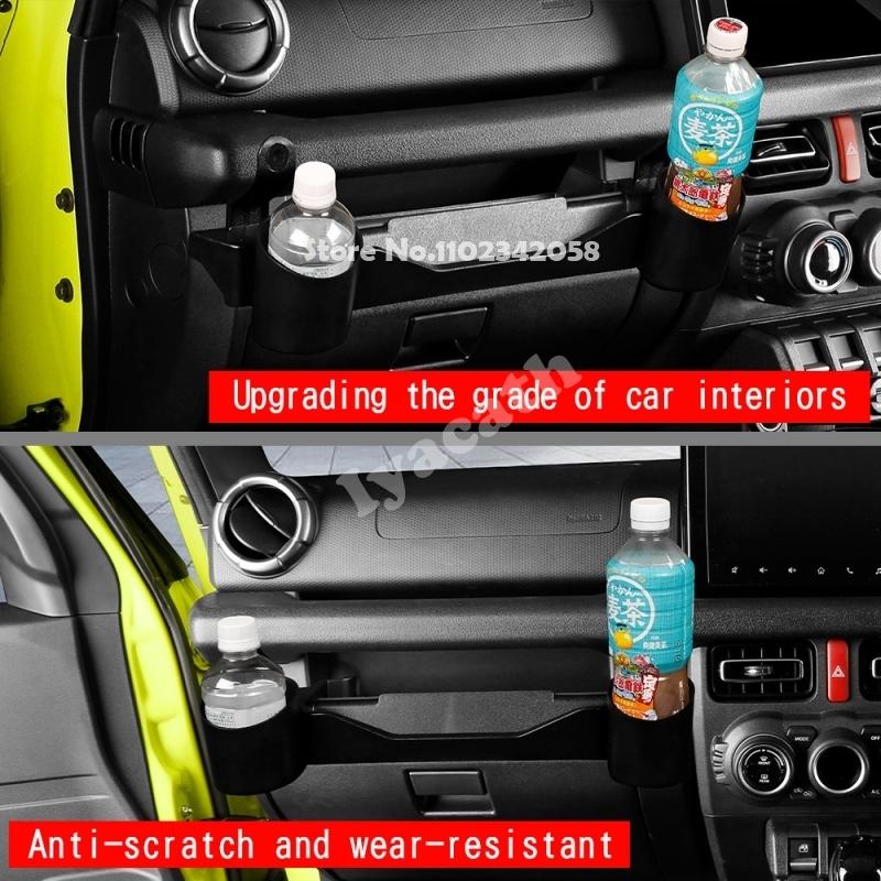 For Suzuki Jimny Nomade 2025 2026 ABS Copilot Passenger Tray Water Cup Holder Center Console Panel Cover Interior Accessories