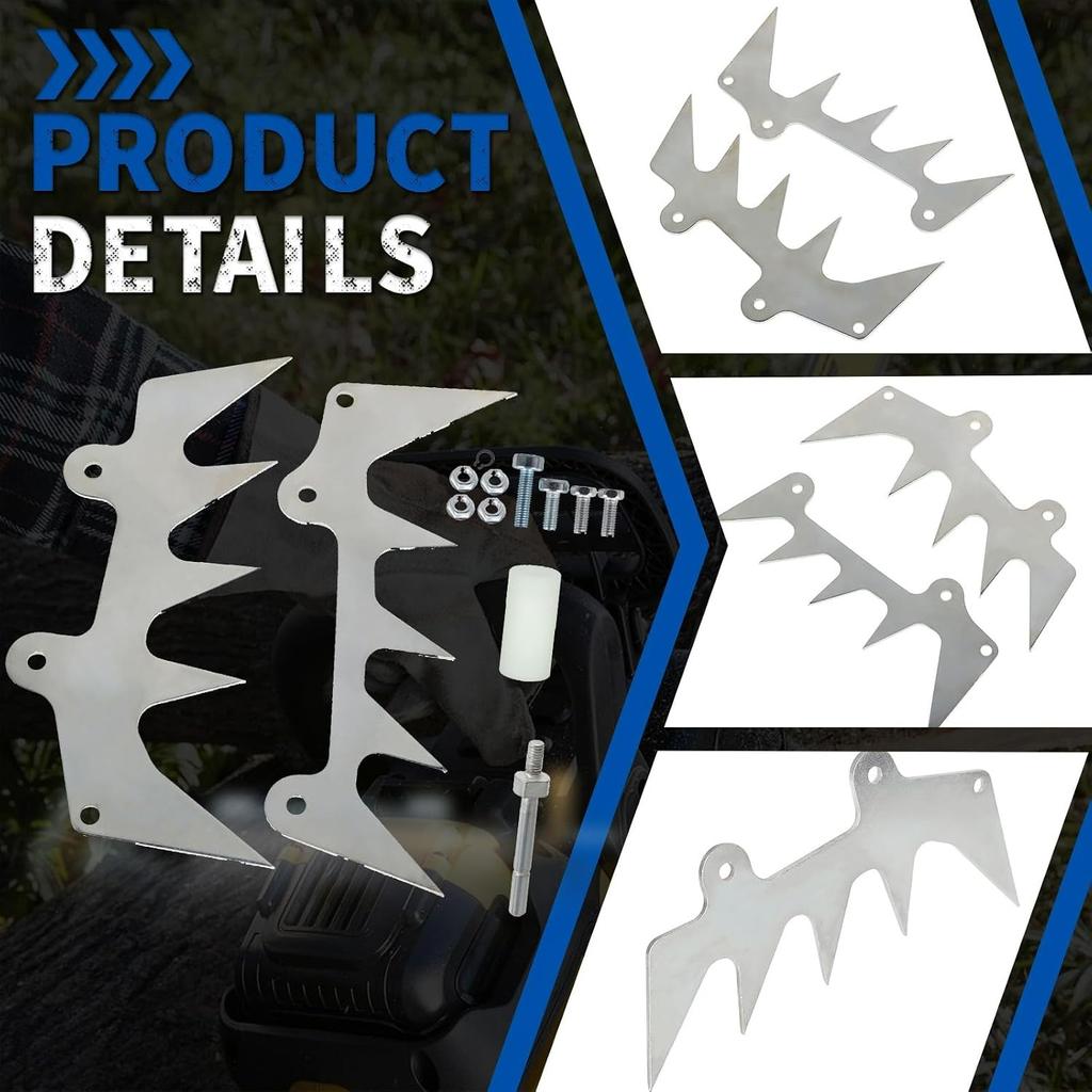 Dual Felling Dog Bumper Spikes Chain Catcher Set Replacement for Stihl 024 026 MS240 MS260 029 039 034 036 038 MS290 MS390 MS310 MS311 MS271 MS291