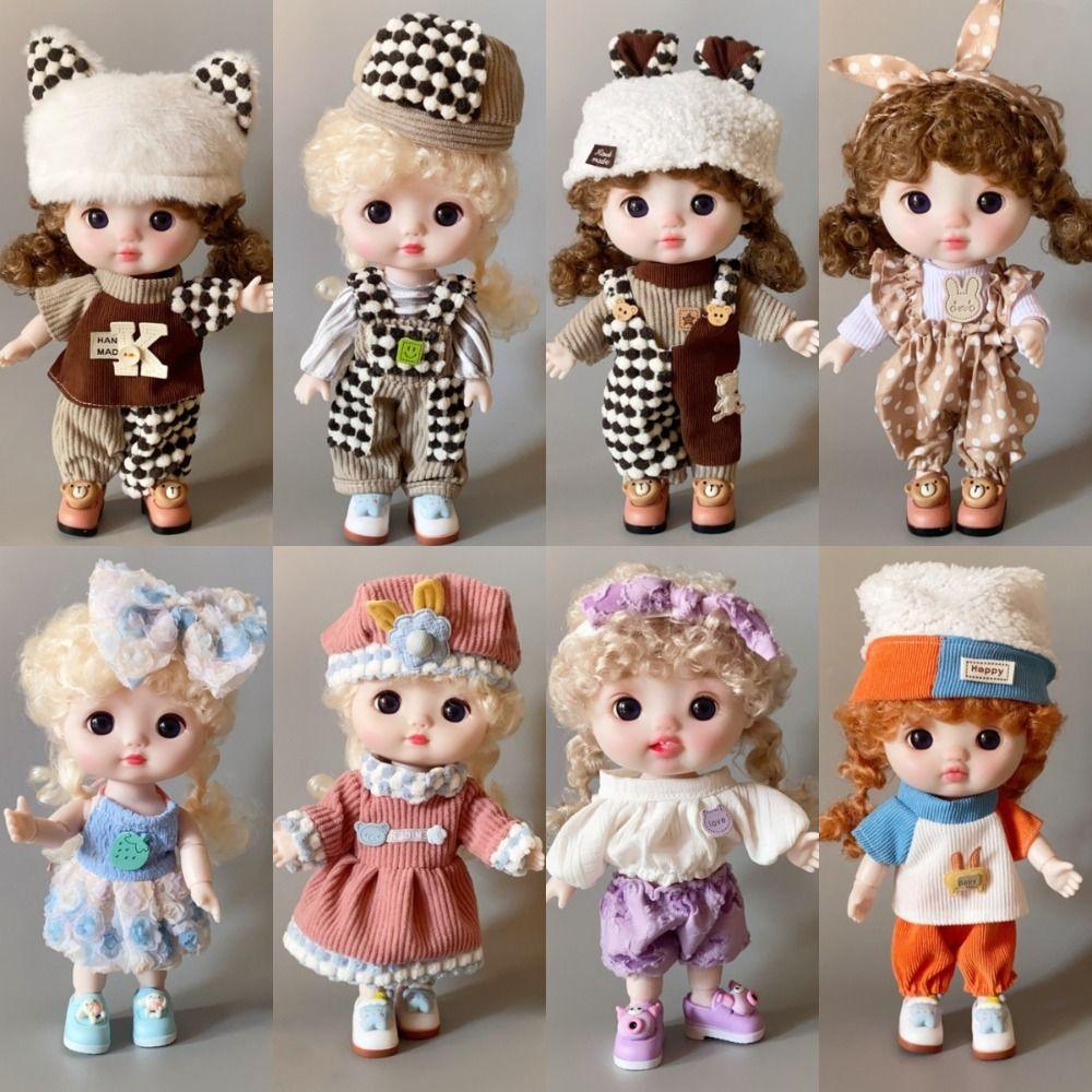 DIY 1/6 BJD Skirt Handmade Doll'S Overall Fashion 30cm Doll Clothes  Kids Gift