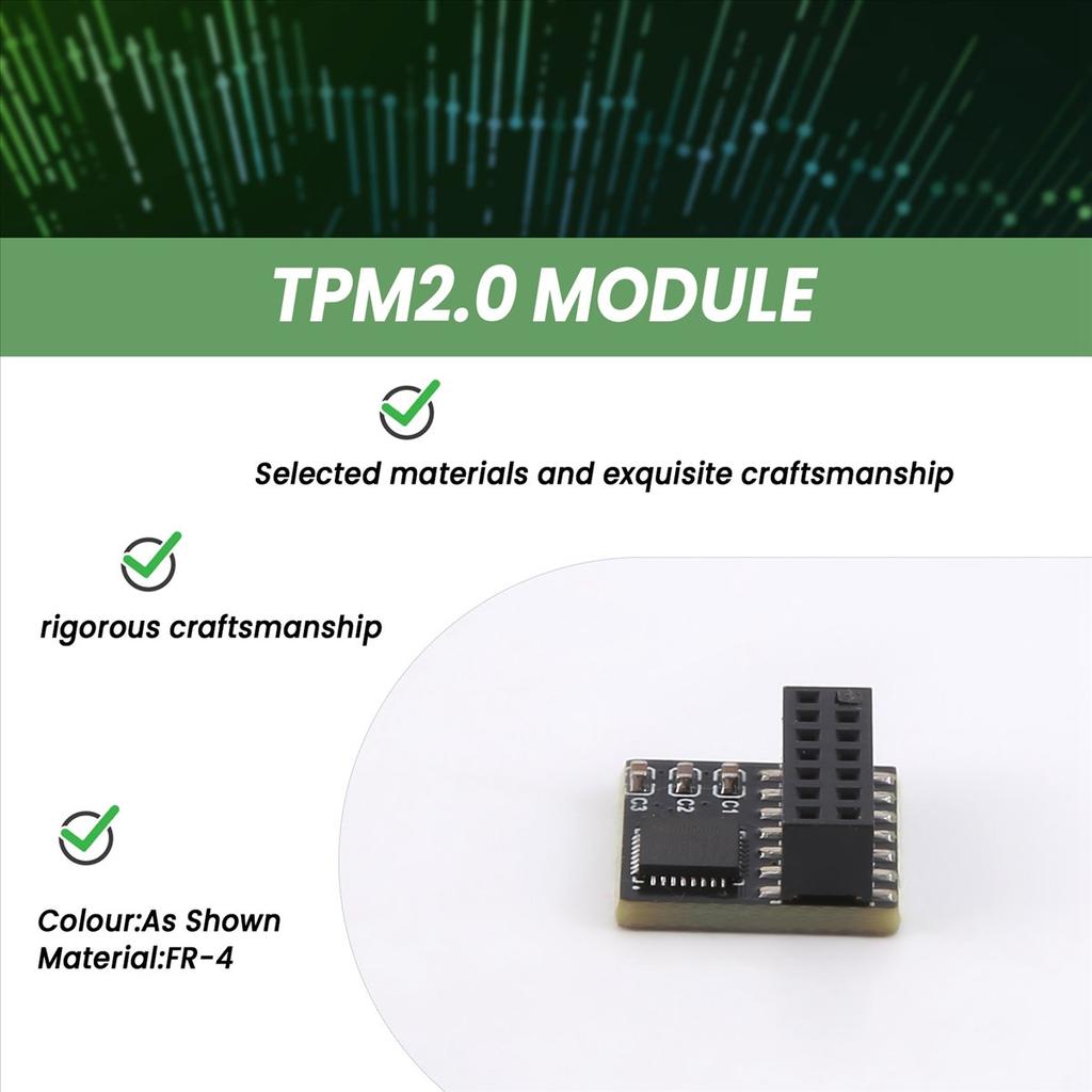 TPM Security Module TPM2.0 for TPM SPI Parallel Trusted Platform Module Multi-Function Portable Module