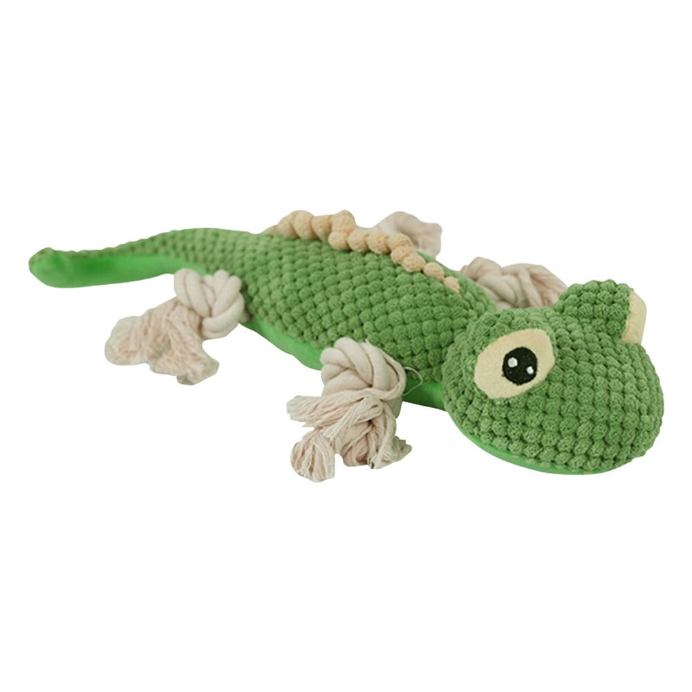 

Plush Sound Toy Bite-resistant Pet Educational Toy Funny Sound Chew Toy for Pet Interactive Toy зелений