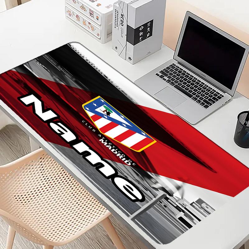Custom Name Personalized football team Pattern Mousepad, Laptop PC Desk Mat, Decorative Desk Mat for Home Keyboard Pad Gift